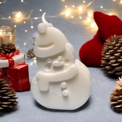 Vela Boneco de Neve Miniatura